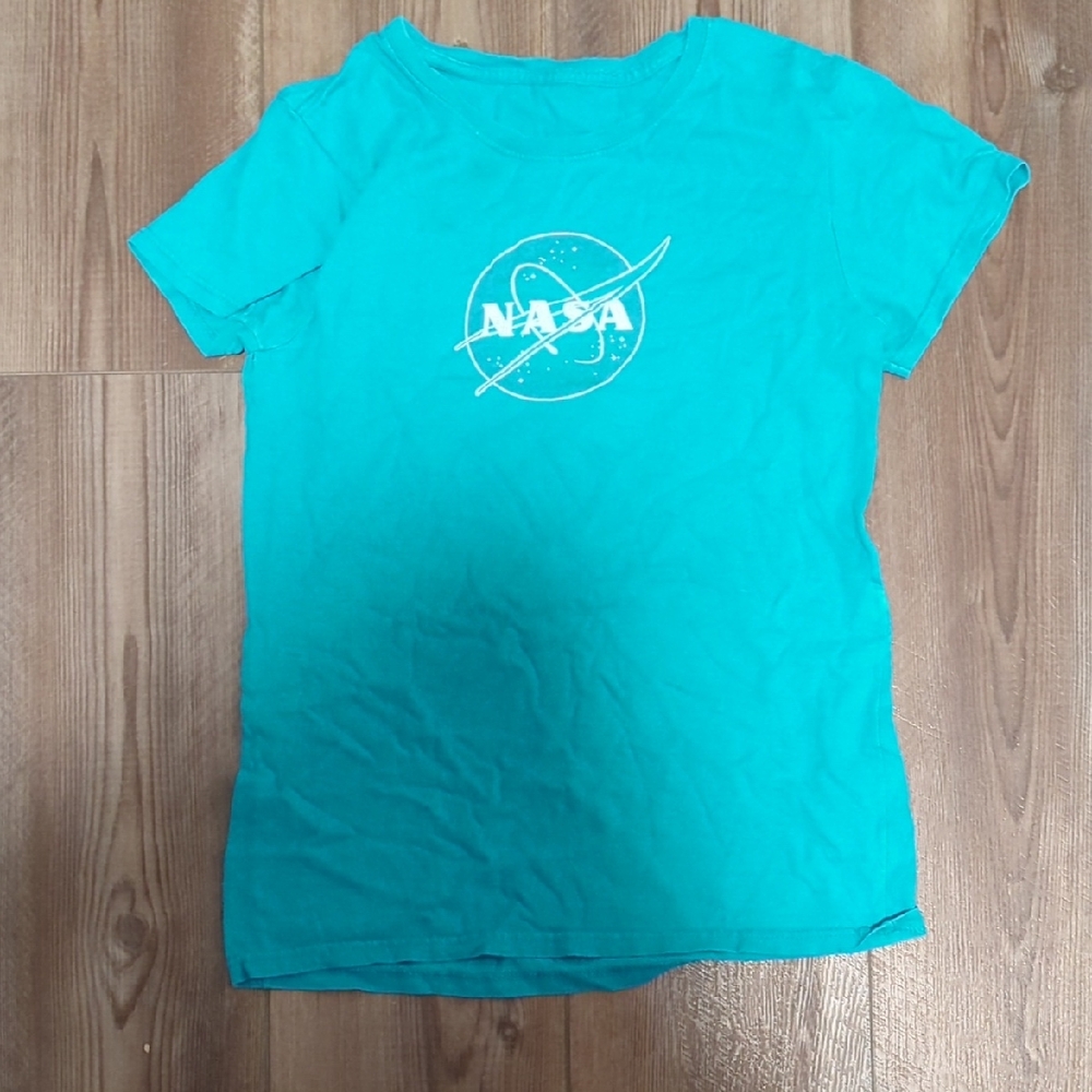 Teal NASA T-Shirt